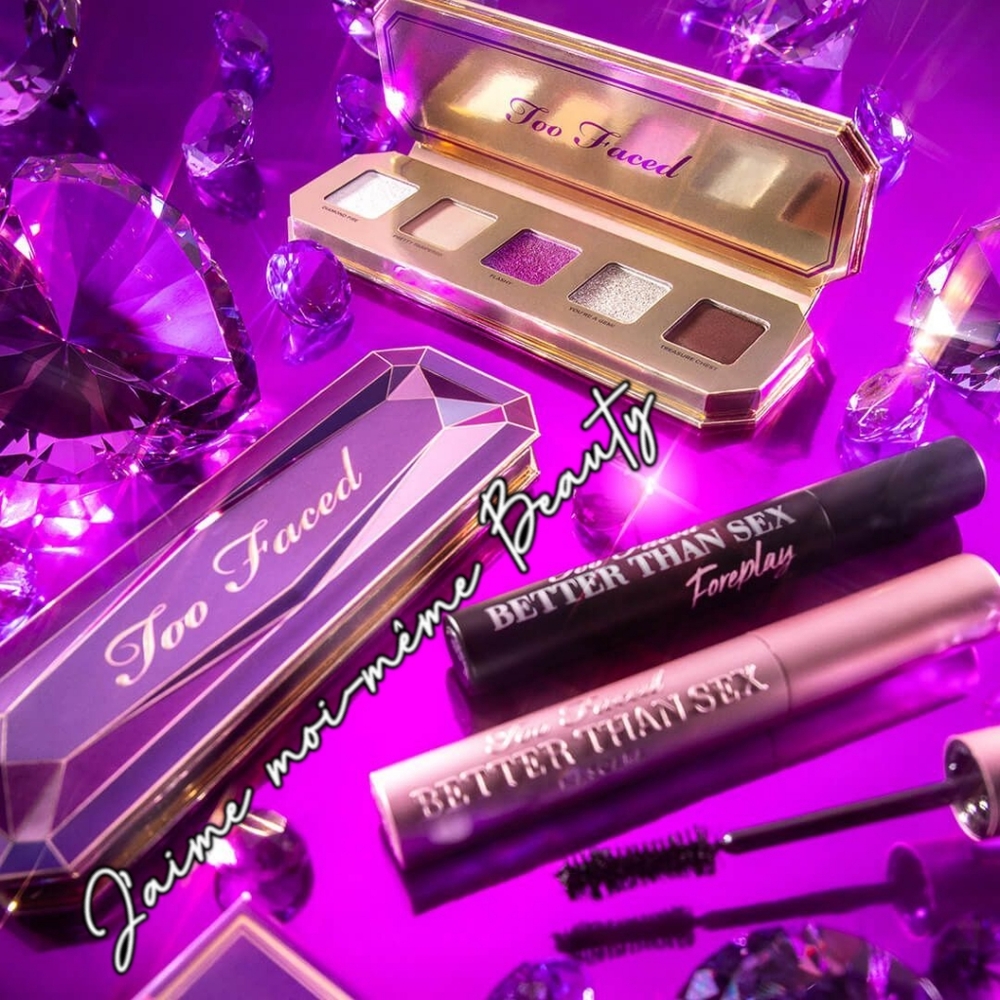 Too Faced Eyeshadow Palette and Better Than SEX & Foreplay Mascara Set -